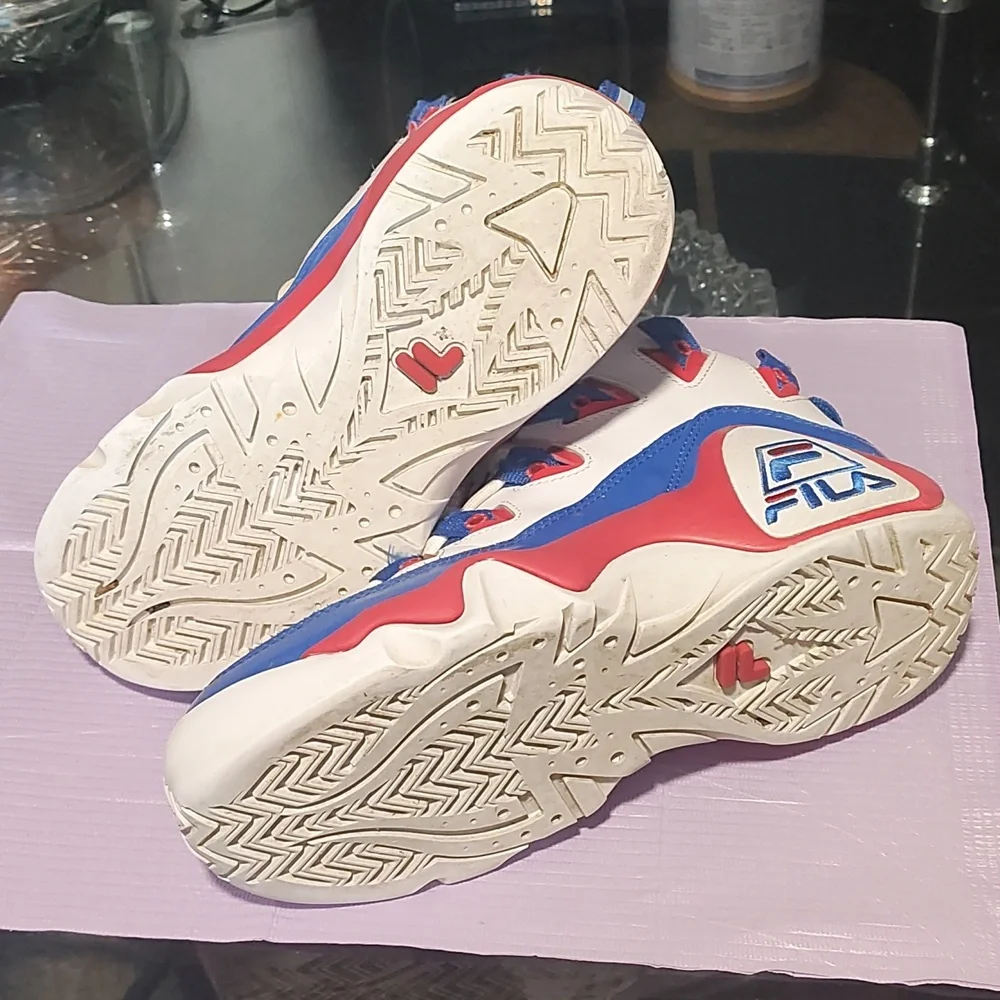 Fila Kids Red, White, and Blue Sneakers